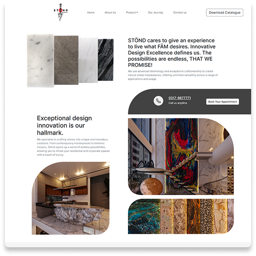 Website mockup large